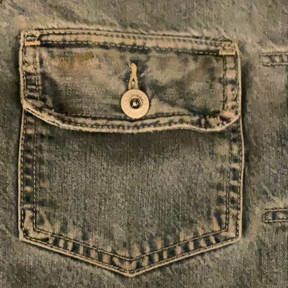 Ag Adriano Goldschmied
denim jacket.size large color denim blue - Picture 7 of 12